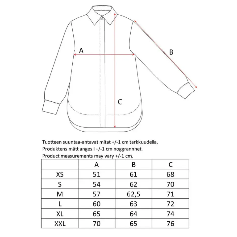 naisten paitapusero, LEILA PUSERO AALLOT>Aarikka Online