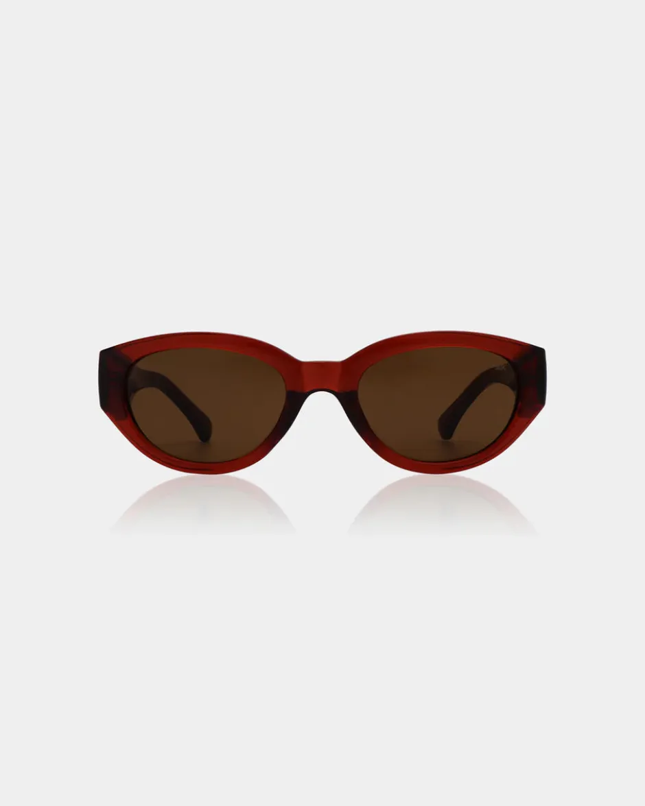 aurinkolasit, WINNIE Ruskea Kuosi>A.Kjaerbede