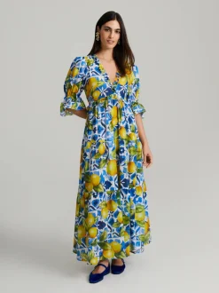 naisten täyspitkä mekko, ERMINIA DRESS>Andiata Sale