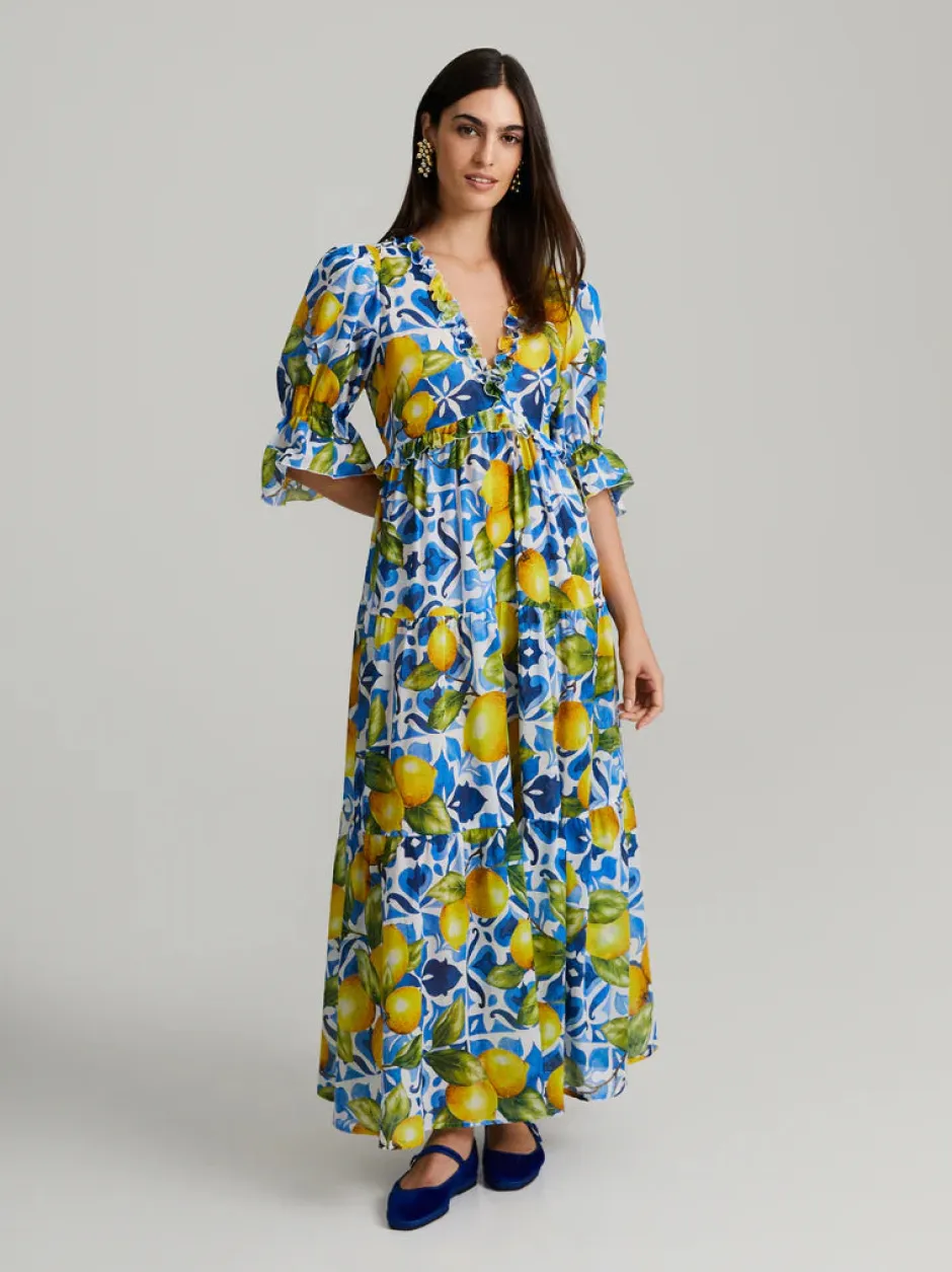 naisten täyspitkä mekko, ERMINIA DRESS>Andiata Sale