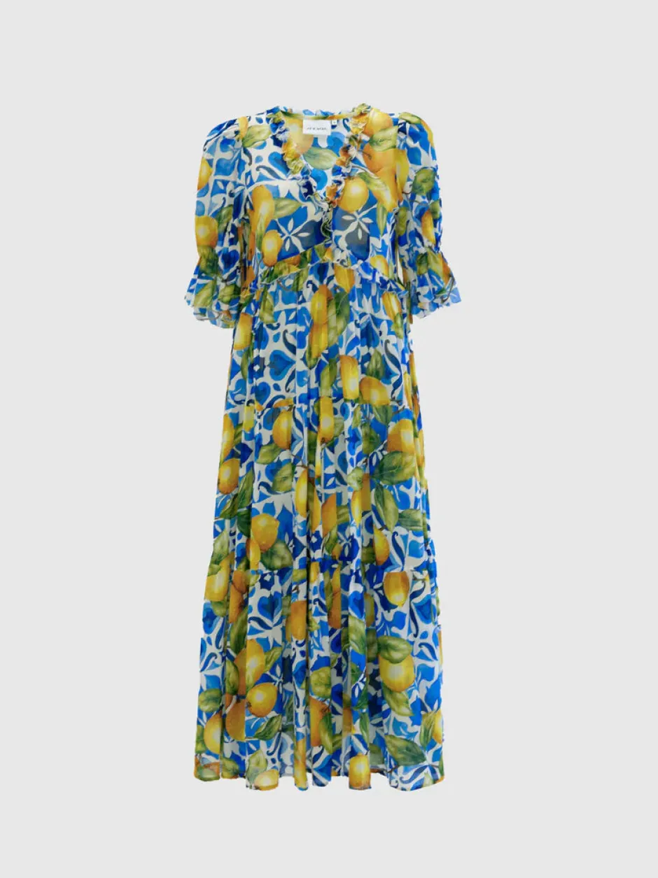 naisten täyspitkä mekko, ERMINIA DRESS>Andiata Sale