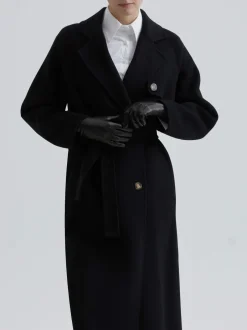 Naisten Villakangastakki, LEVIA COAT 100% WOOL>Andiata Online