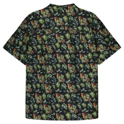 miesten paita, JUNGLE COLLAR SHIRT Vihreä Kuosi>Billebeino Best