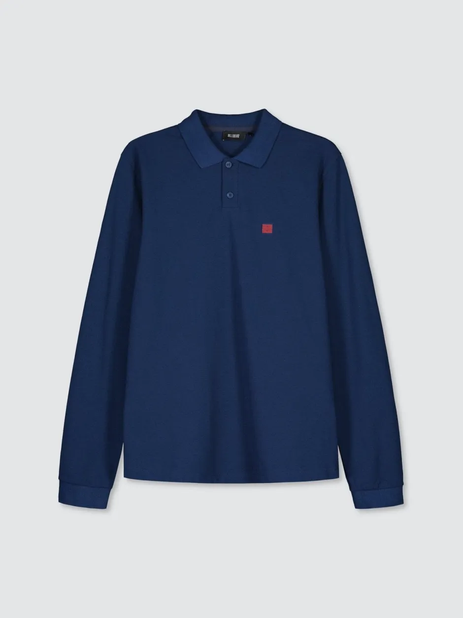 miesten pitkähihainen pikeepaita, BRICK POLO LS SHIRT>Billebeino Sale