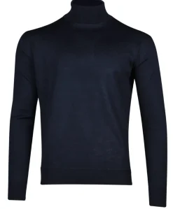 Black Blue Miesten Neulepusero, BASIC TURTLENECK>Black and Blue Online