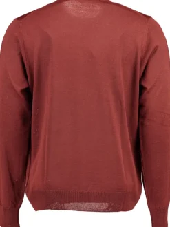 Black Blue Miesten Neulepusero, MERINO O-NECK>Black and Blue New