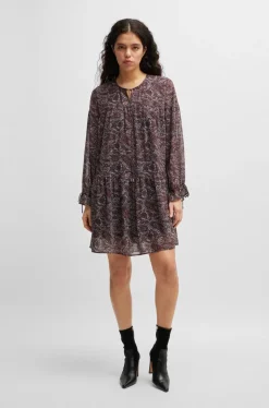 naisten mekko, DIVENO DRESS>BOSS Orange Sale