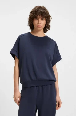 naisten paita, ENARI JERSEY TOP>BOSS Orange Discount