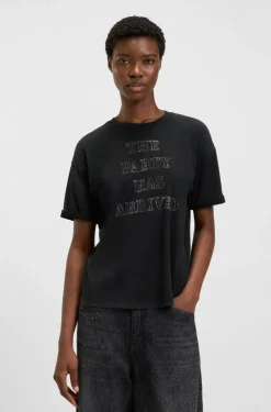 naisten t-paita EVI T-SHIRT,>BOSS Orange