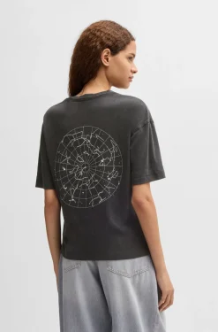 naisten t-paita, EVI T-SHIRT>BOSS Orange