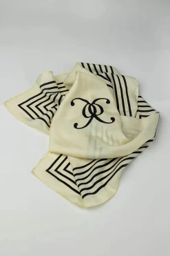 huivi, ELLE SILK SCARF>Bow 19 New