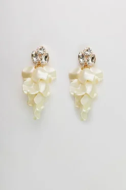 korvakorut, LEAF STONE EARRINGS>Bow 19 Clearance