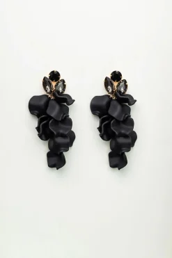korvakorut, LEAF STONE EARRINGS>Bow 19 Best