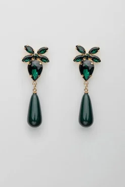 korvakorut STONE DROP EARRINGS,>Bow 19 Clearance