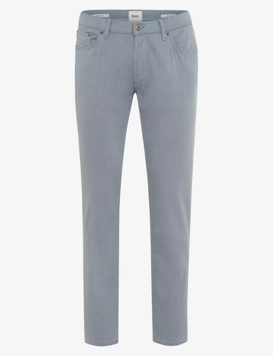 miesten housut Chuck Tri-Flex Modern Fit Stucture, sininen>Brax Discount