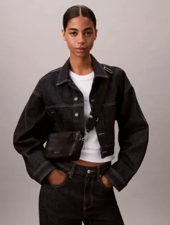 naisten laukku Webbing Double Strap Camera Bag,>Calvin Klein Accessories Best