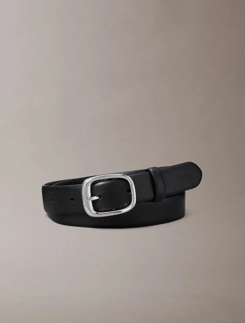 naisten vyö Chunky Buckle 30MM Smooth,>Calvin Klein Accessories