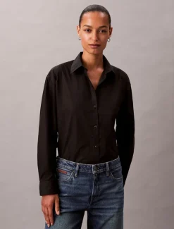 Logo Perfect Button Down Shirt,>Calvin Klein Jeans Sale