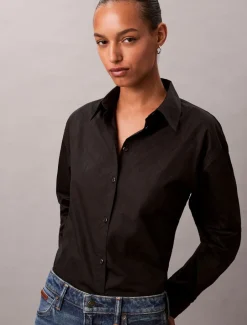 Logo Perfect Button Down Shirt,><noscript><img width=