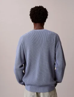 miesten neulepusero LS EZ Cotton Waffle Crwnk Swtr 9,><noscript><img width=