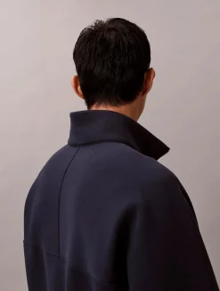 miesten collegepaita LS Cotton Spacer Stripe Rib QTR,><noscript><img width=