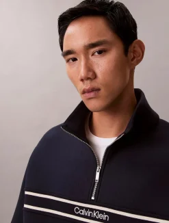 miesten collegepaita LS Cotton Spacer Stripe Rib QTR,><noscript><img width=