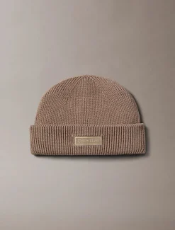 miesten pipo, PATCH CHUNKY RIB COTTON DOCKER B>Calvin Klein Jeans Online