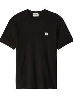 miesten t-paita SS Waffle Badge Crewnk Tee,><noscript><img width=