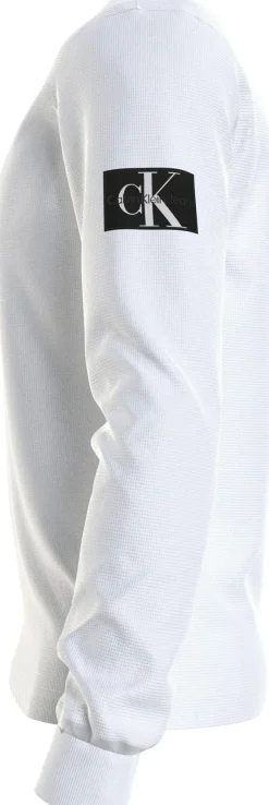 Miesten Paita, MONOLOGO BADGE WAFFLE LS TEE><noscript><img width=