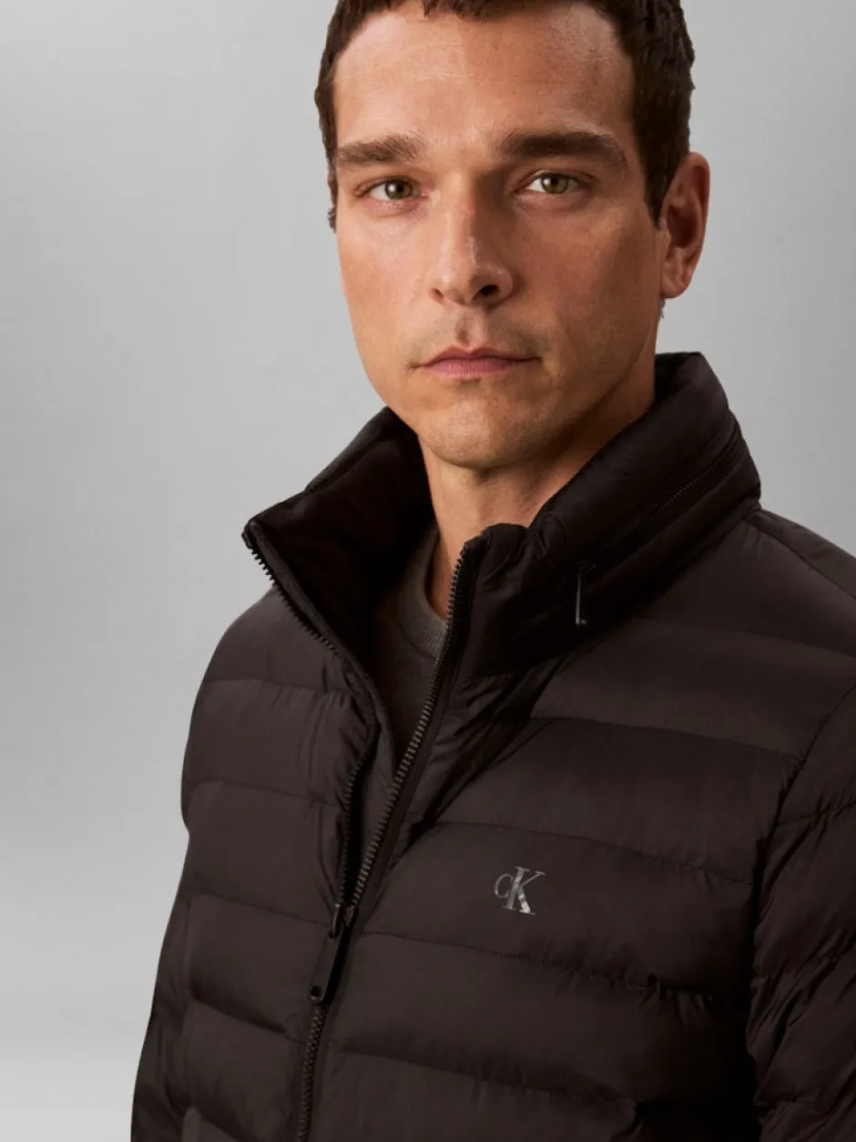 miesten kevyttoppatakki, LS NYLON LT WEIGT HDD>Calvin Klein Jeans Clearance