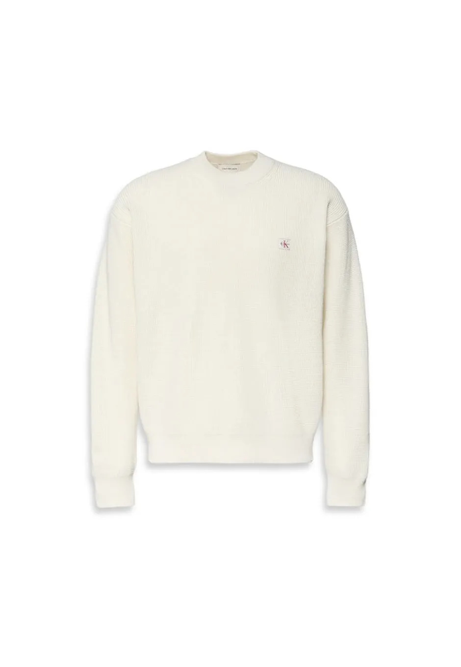 miesten neulepusero LS EZ Cotton Waffle Crwnk Swtr 9,>Calvin Klein Jeans New