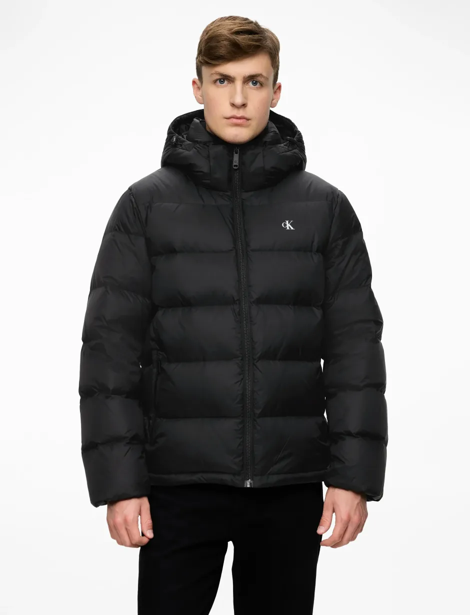 miesten untuvatakki, K LS NYLON ZIPOFF HOOD DOWN PUFFERJACKET>Calvin Klein Jeans Best