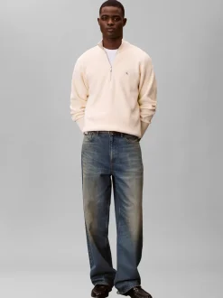 miesten collegepaita ELS EZ Cotton Waffle Quarter Zip,><noscript><img width=