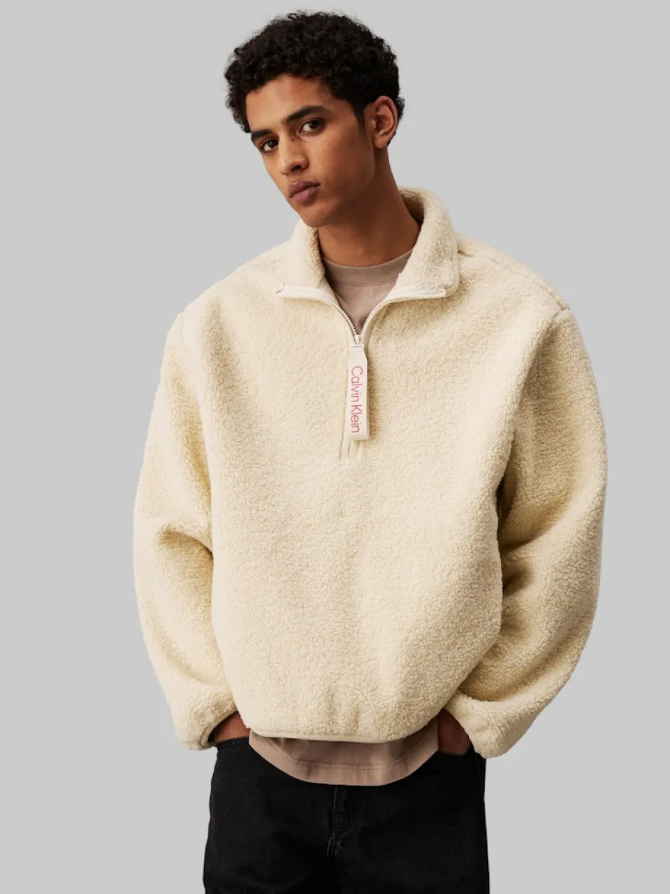 Miesten Sherpa, HALF ZIP SHERPA>Calvin Klein Jeans