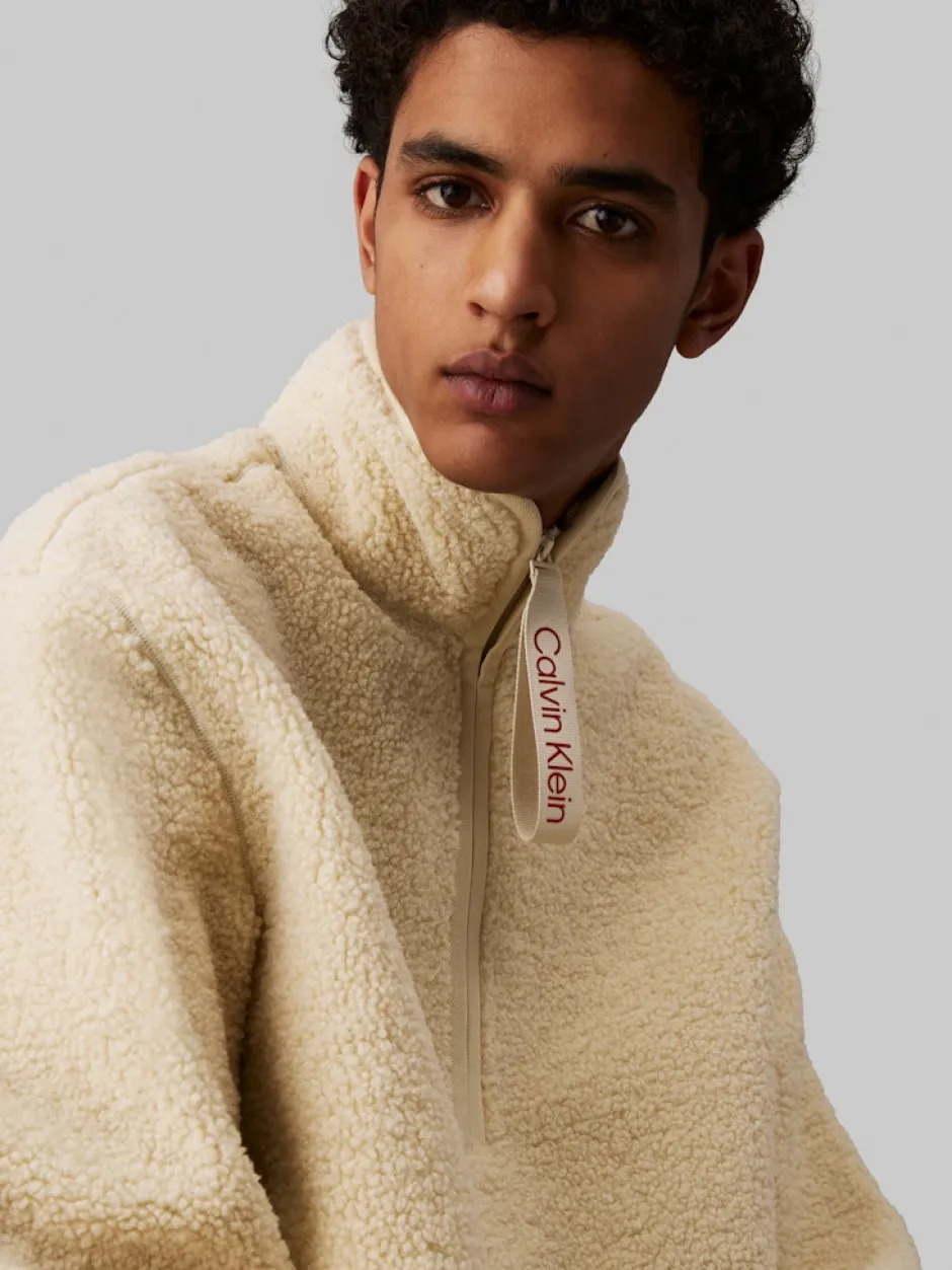 Miesten Sherpa, HALF ZIP SHERPA>Calvin Klein Jeans