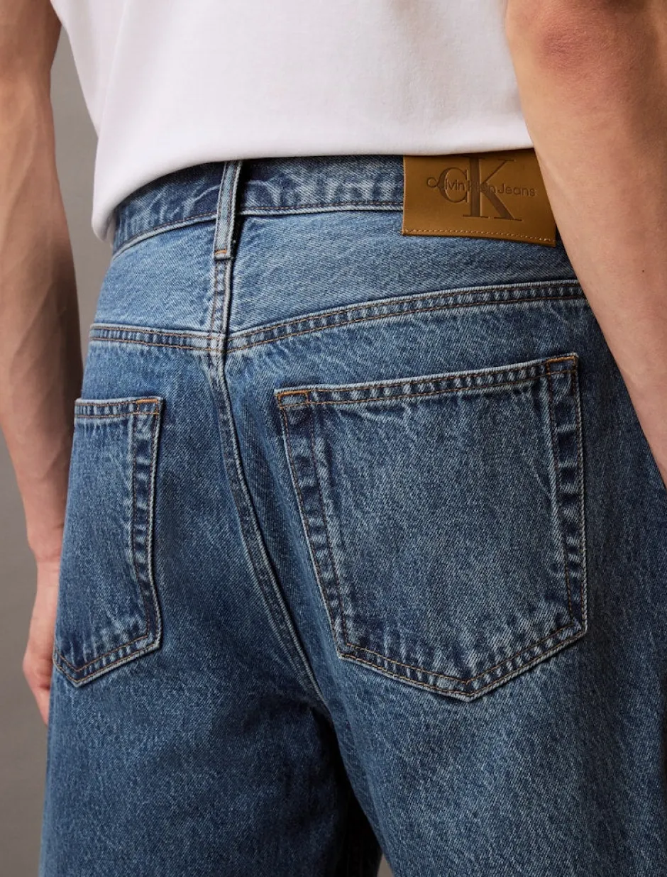 miesten shortsit, 90S MID BLUE STONE SHORT Indigo>Calvin Klein Jeans Online