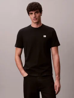 miesten t-paita K SS Badge Tee,>Calvin Klein Jeans