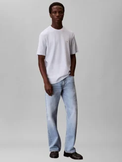 miesten t-paita SS Waffle Badge Crewnk Tee,><noscript><img width=