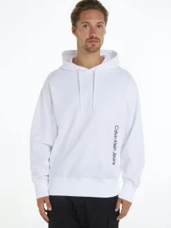 Miesten Huppari, DIFFUSED GRAPHIC HOODIE>Calvin Klein Jeans Clearance