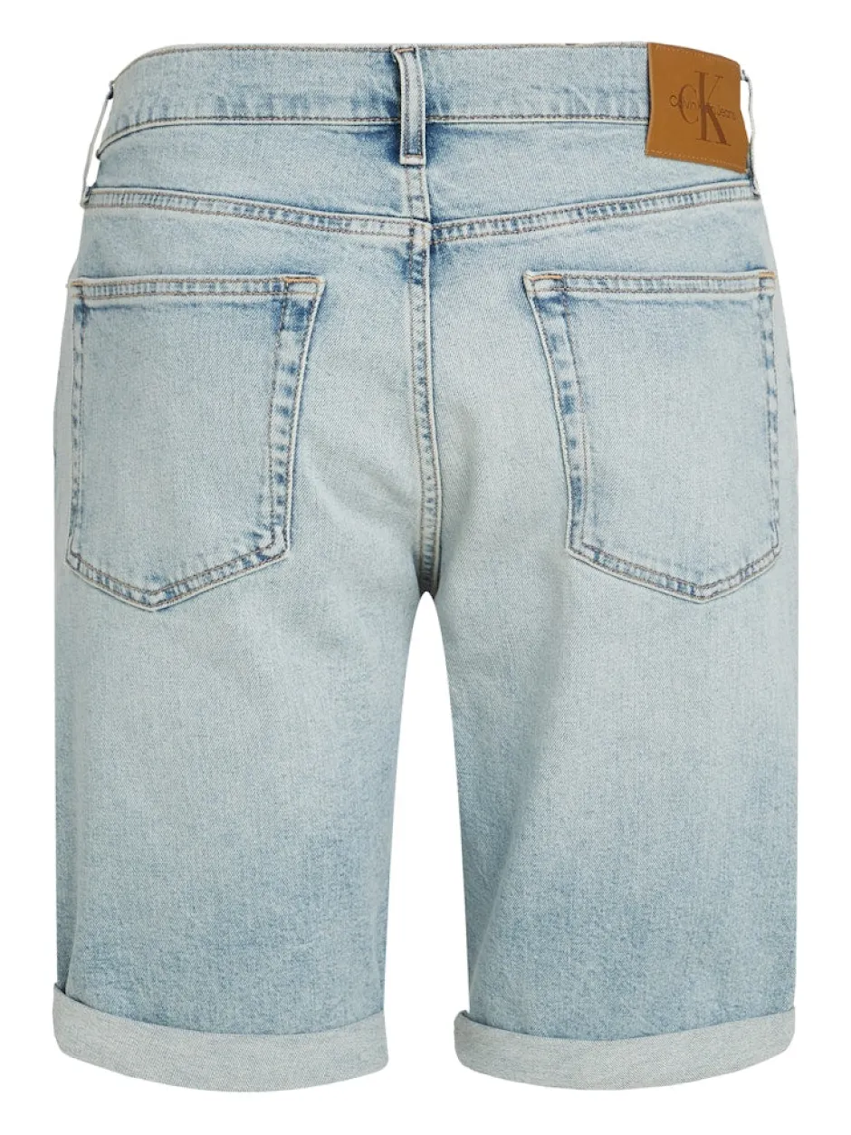 miesten shortsit, SLIM SHORT 1AA LIGHT BLUE Sininen, Indigo>Calvin Klein Jeans Outlet