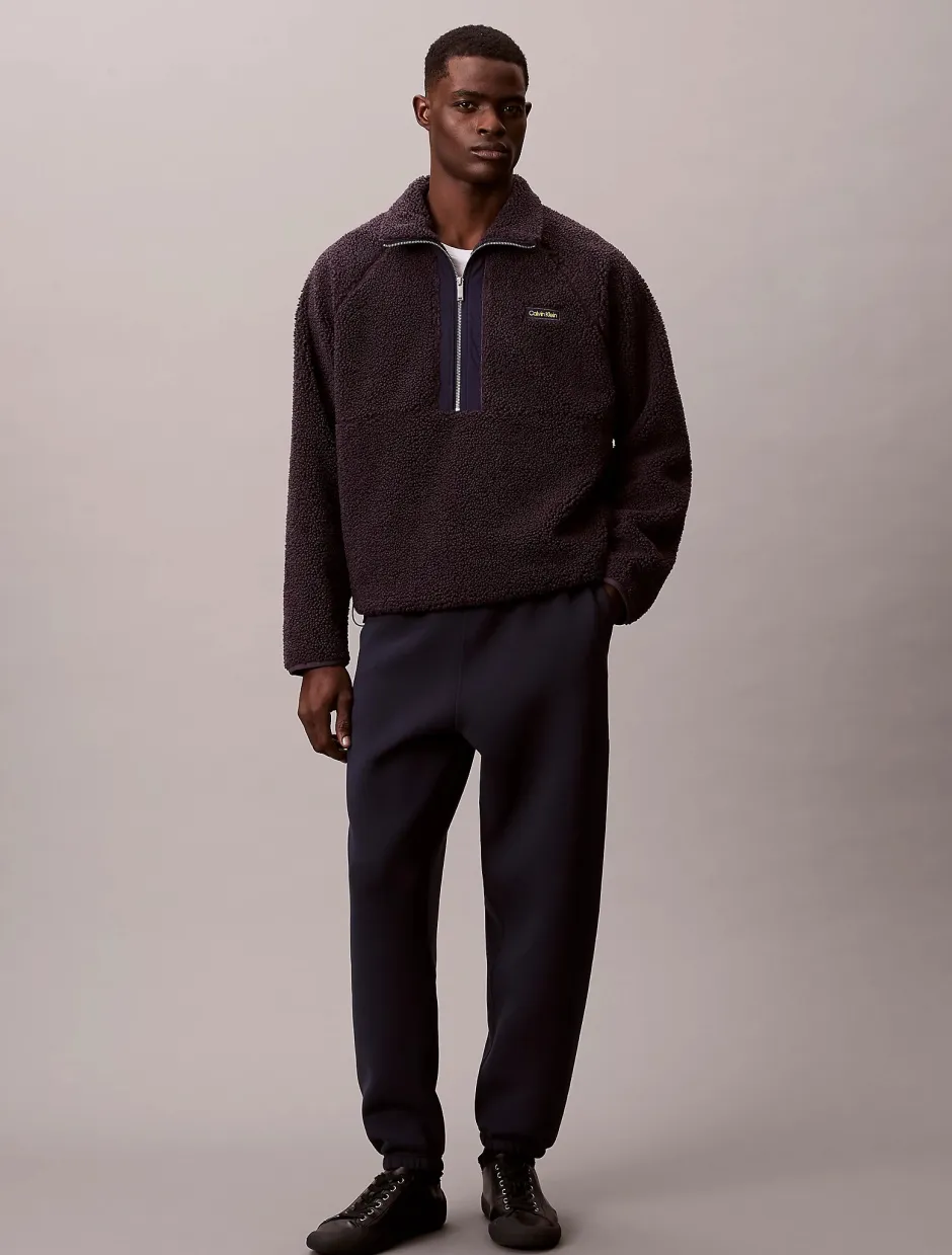 miesten collegehousut Cotton Spacer Jogger,>Calvin Klein Jeans Outlet