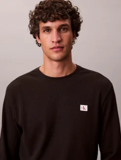 miesten college, LS WAFFLE LS TEE><noscript><img width=