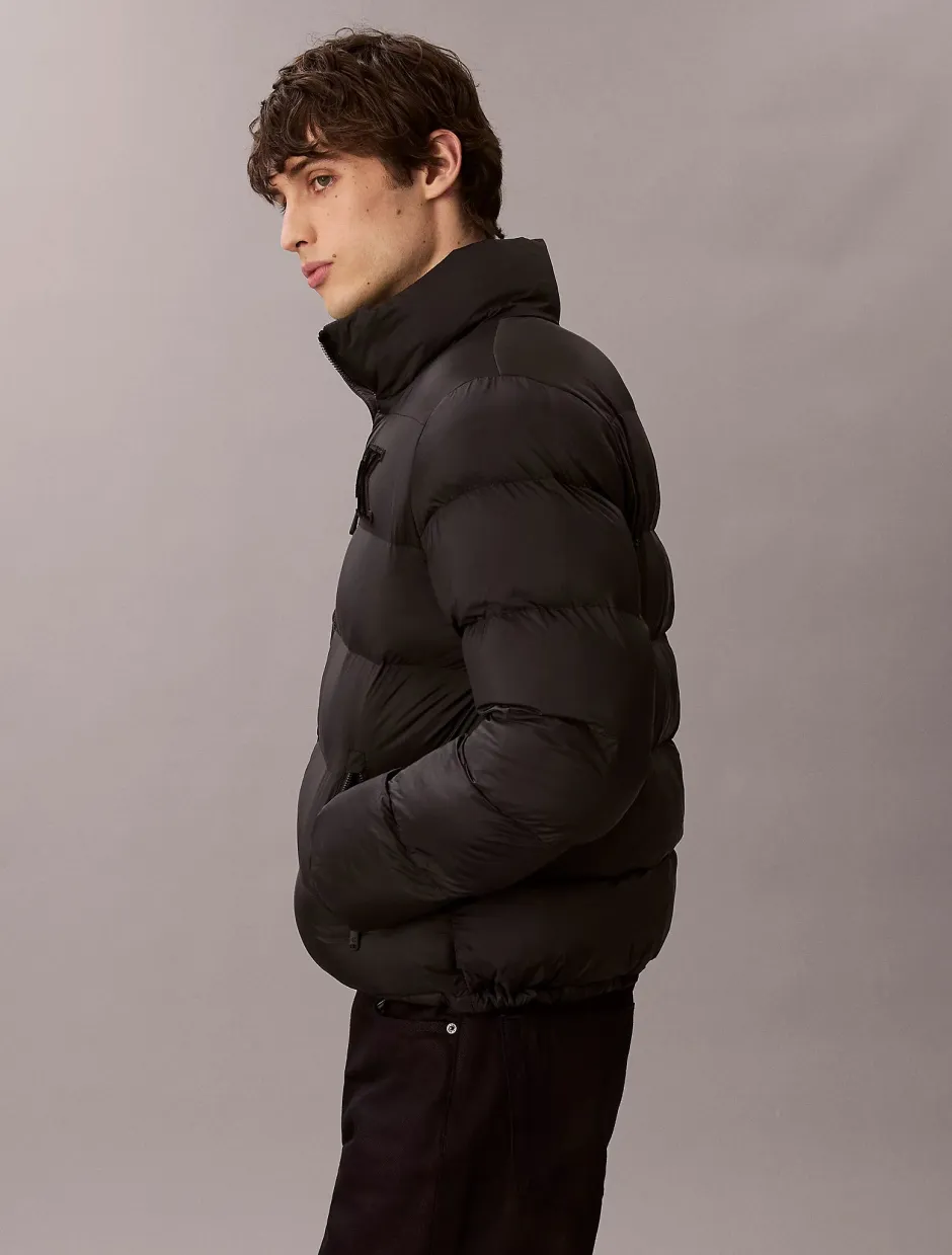 miesten Puffertakki, LS NYLON MONOGRAM PUFFER JACKET>Calvin Klein Jeans Clearance