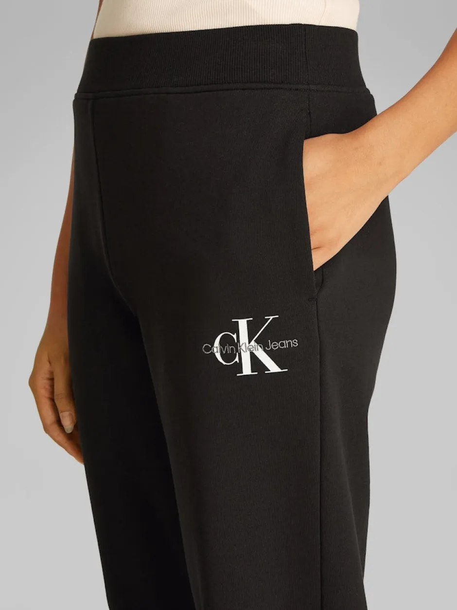 naisten lenkkeilyhousut, MONOLOGO JOG PANT>Calvin Klein Jeans