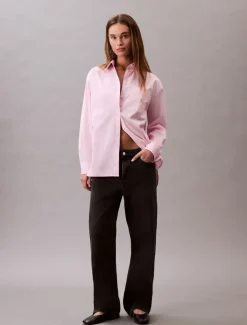 naisten paitapusero, POPLIN RELAXED SHIRT>Calvin Klein Jeans