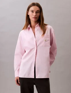 naisten paitapusero, POPLIN RELAXED SHIRT>Calvin Klein Jeans