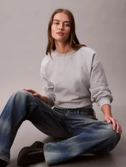 naisten collegepaidat LS Archive Logo French Terry,>Calvin Klein Jeans Best