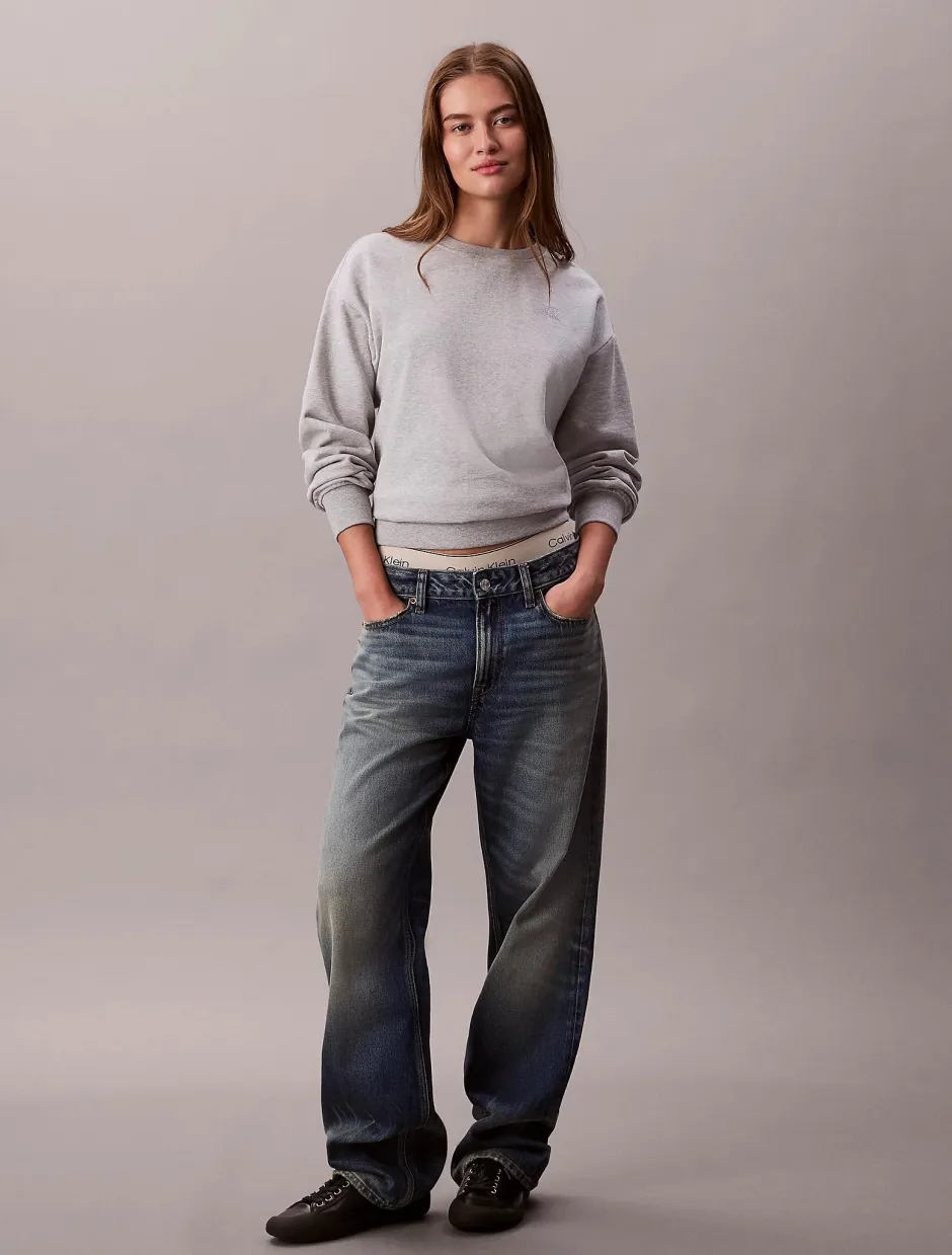 naisten collegepaidat LS Archive Logo French Terry,>Calvin Klein Jeans Best