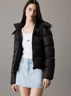 Naisten Untuvatakki, DOWN SHORT PUFFER>Calvin Klein Jeans Clearance