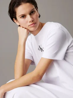 naisten mekko, K-MONOLOGO LONG RIB TEE DRESS><noscript><img width=